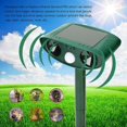 thumbnail image 5 of Solar Powered Ultrasonic Animal Repeller Universal Outdoor Solar Powered Motion Sensor Infrared Repellent, 5 of 5