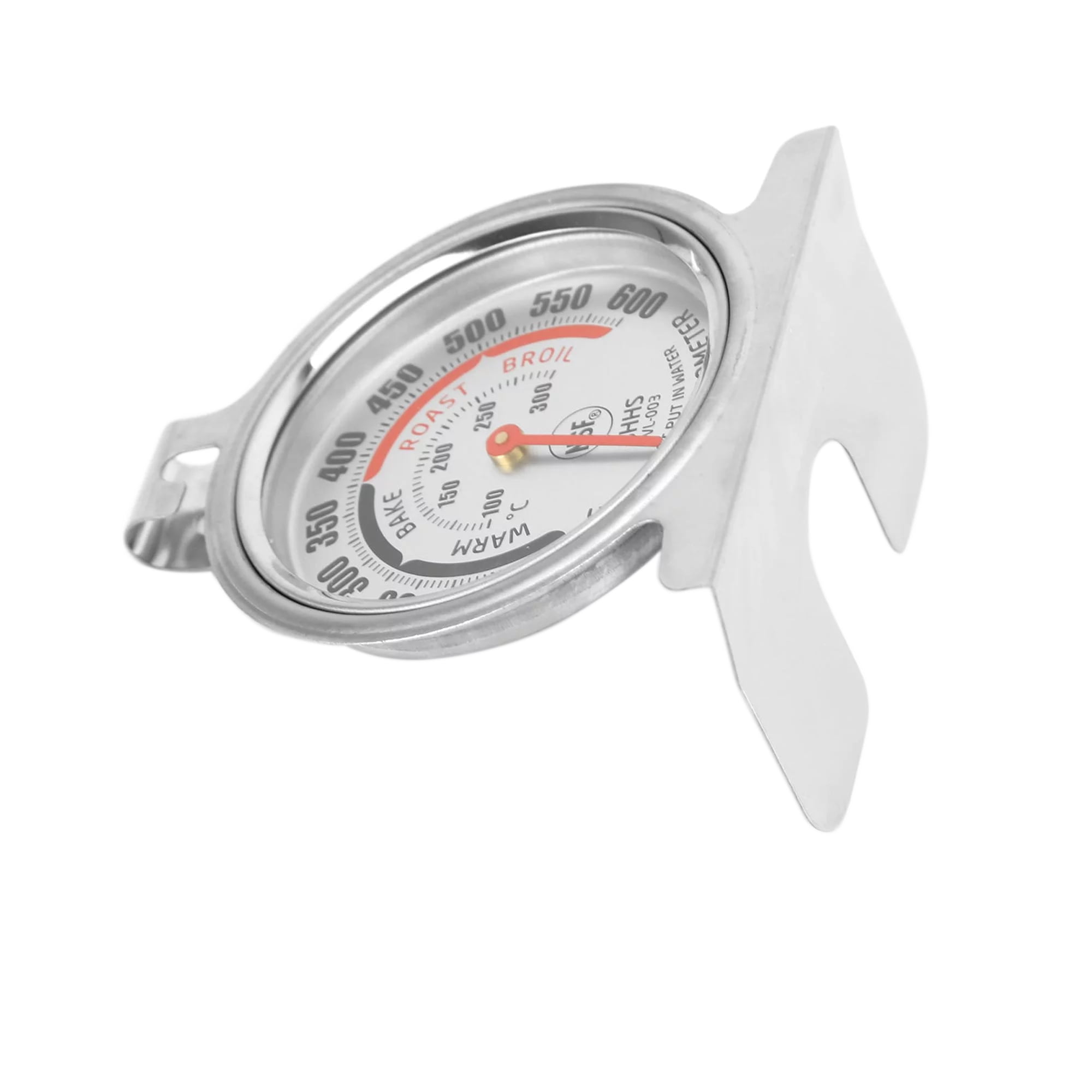 Mainstays Stainless Steel Meat Thermometer, Oven Thermometer with Dial  Thermometer
