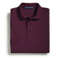 thumbnail image 7 of Yellow Rooster Male Silk Touch Polo Men Extended T-Shirts Deep Berry L, 7 of 7