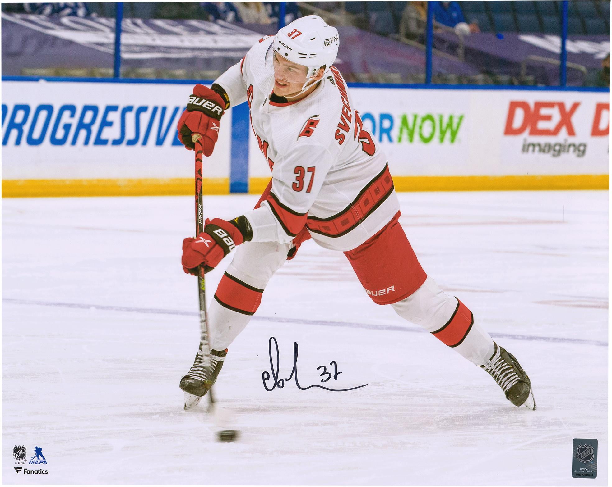 Autographed Andrei Svechnikov Carolina Hurricanes Hockey Puck 
