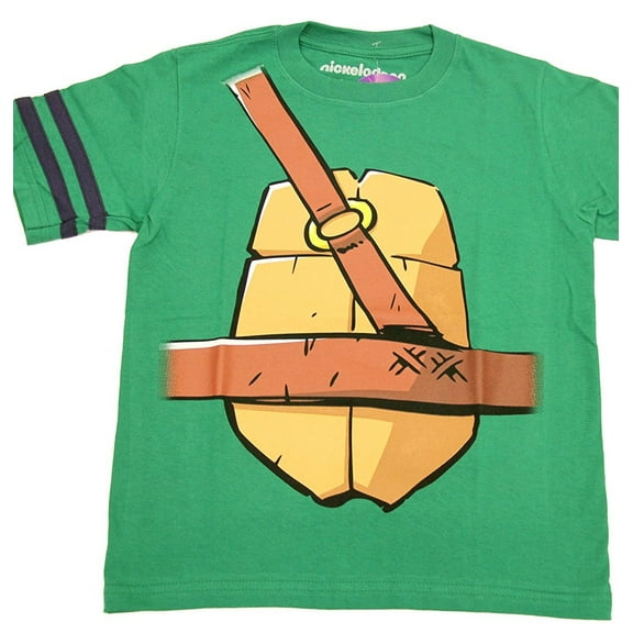 Teenage Mutant Ninja Turtles Boys Striped Sleeves Costume T-Shirt