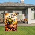 thumbnail image 3 of Amhnf Hello Fall Sunflowers Pumpkins And Apples Garden Flag For Home Outdoor Garden Yard Decor 12x18 inch, 3 of 5