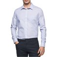thumbnail image 1 of Calvin Klein Mens Infinite Cool Button Up Shirt, Blue, X-Large, 1 of 1