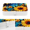 thumbnail image 4 of Butterfly Elegant PU Leather Jewelry Box Organizer with Removable Compartment, Portable Jewelry Display & Bracelet Holder, 4 of 6