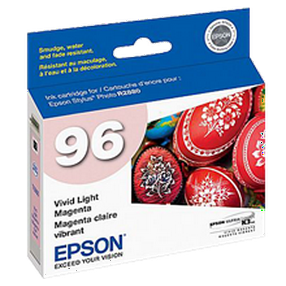 ~Brand New Original EPSON T096620 UltraChrome K3 INK / INKJET Cartridge Vivid Light Magenta for Epson Stylus Photo R2880