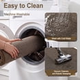 thumbnail image 3 of Hiasan Kitchen Rugs, 2PCS Kitchen Mats Non-Slip Water Anti Fatigue Rugs for Kitchen, Floor, Office, 17"x30"+17"x47", Coffee Brown, 3 of 7