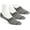 Grey, variant on Sun Stone Men's 3 Pack Sun Stone No Show Socks Gray Size 10-13