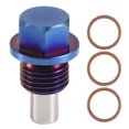 thumbnail image 2 of Oil Drain Plug, Practical Oil Sump Drain Plug With 3 Gaskets For Car Accessories, 2 of 8