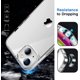 thumbnail image 5 of Funda para iPhone 14 de 6,1 pulgadas, funda protectora antiamarilleo a prueba de golpes, cubierta trasera transparente antiarañazos (transparente), 5 of 5