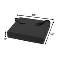 thumbnail image 5 of Secure Safety Solutions Wheelchair Gel Cushion with Safety Attachment Strap, 18x16x3 Inch - Gel & Foam Orthopedic Chair Pad - Decubitus Ulcer & Sciatica Pain Pressure Relief & Comfort for Seniors, 5 of 8
