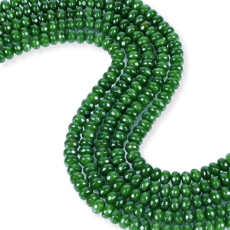 Emerald Green BRCbeads Jade Gemstone Loose Beads Natural Round 8mm Crystal Energy Stone Healing Power for Jewelry Making 