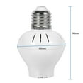thumbnail image 4 of Microwave Radar Light Bulb, LED Microwave Radar Motion Sensor Light Bulb Switch Socket Lamp Holder AC Energy Saving Wide Application Bulb for Closet Basement Garage, 4 of 8