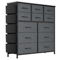 thumbnail image 1 of Cómoda Cajonera 12 Cajones de Tela para Recámara | Organizador de Ropa con Bolsillos Laterales y Ganchos | Mueble de Almacenamiento Multifuncional para Dormitorio - Resistente y Espacioso, 1 of 9