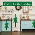 thumbnail image 5 of Christmas Welcome Ribbon, 78x2.4 Inch Adjustable Red and Green Cabinet Bows for Holiday Decor, Easy to Install on Doors, Windows, Christmas Trees and Mantels, 5 of 9