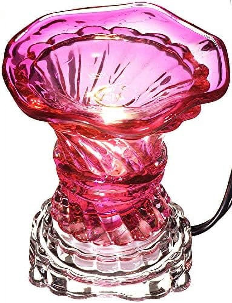 Flared Glass Electric Aroma Lamp Oil And Wax Tart Warmer