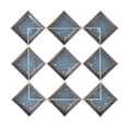 thumbnail image 3 of Sculpture Murale Carrée Miroir en Argent, 3 of 4