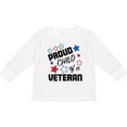 thumbnail image 3 of Inktastic Proud Child of a Veteran- Veterans Day Boys or Girls Long Sleeve Toddler T-Shirt, 3 of 5