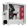 thumbnail image 4 of Velztorm White Pilum Custom Built Gaming Desktop PC (AMD Ryzen 7 5700X 8-Core, Radeon RX 6700 XT, 128GB RAM, 2TB PCIe SSD, Wifi, USB 3.2, HDMI, Bluetooth, Display Port, Win 10 Pro), 4 of 7