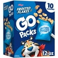 thumbnail image 2 of (3 pack) Kellogg's Frosted Flakes Go Packs Cereal, Kids Snacks, Lunch Snacks, Original, 12oz Box (10 Pouches), 2 of 13