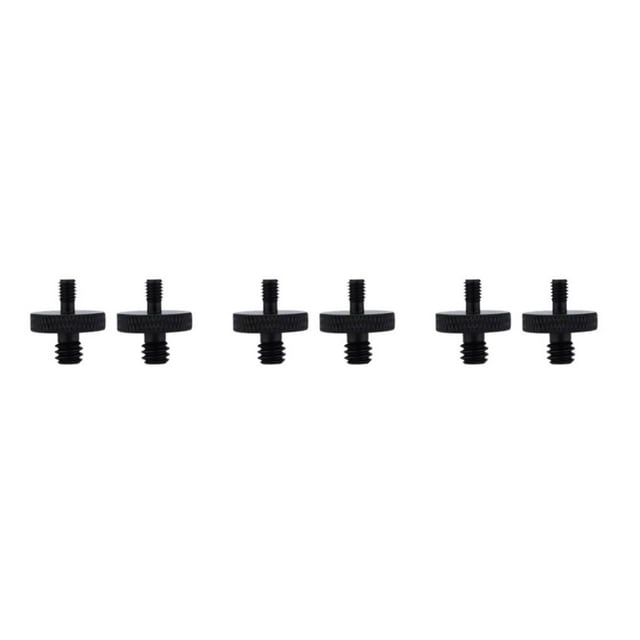 Decodeary 2pack/lot Wide Applications Screw 1/4 Mount Adapter Precisely Made A24 male 3Set