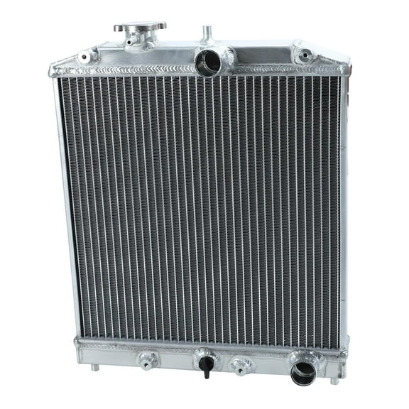 Confote Racing Radiator 2 Row Aluminum Compatible with 1992-2000 H-onda Civic Del Sol EG/EH/EJ/EM/DC