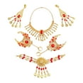 thumbnail image 2 of Conjunto de Joyería de danza del vientre Yinane 4 Piezas para mujer, 2 of 8