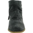 thumbnail image 3 of Boutique by Corkys Womens Butternut Faux Leather Block Heel Ankle Boots, 3 of 3