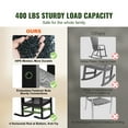 thumbnail image 2 of KFFKFF Porch Rocker HIPS Outdoor Rocking Chair High Back 2 pcs 400 lbs Weight, 2 of 9