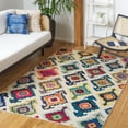 thumbnail image 2 of SAFAVIEH Monaco Darwin Abstract Area Rug, Ivory/Multi, 4' x 5'7", 2 of 8