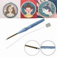thumbnail image 1 of Adjustable Embroidery Needle Punch Needle Craft DIY Hand Sewing Needle Thread Accessories Poke Flower Needle Blister Card Packaging 100pcs, 1 of 5