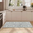 thumbnail image 3 of Washable Kitchen Runner Rug 60" x 22", Non-Slip Soft Low Profile Kitchen Rug, Farmhouse Distressed Floral Oriental Rug for Kitchen, Hallway & Laundry Room, 3 of 6