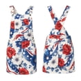 thumbnail image 3 of Shinyii Fourth of July Jumper Dress for Girls Summer Denim Dress with Pockets, Sizes 4-13, 3 of 3