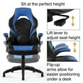 thumbnail image 4 of Staples Gaming Chair Black and Blue 2710764, 4 of 7