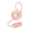 thumbnail image 3 of Hwkond Neck Fan Wrap-around Wrap-around Cervix Fan Port Portable USB Rechargeable Corporal Fan Desktop Handheld Silent Electric Fan For Desk Running Travel Sports Outdoor on Clearance, 3 of 6