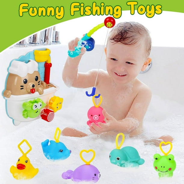 Bath Toys for Toddlers 1-3 Years Old Fishing Games for Kids Age 3