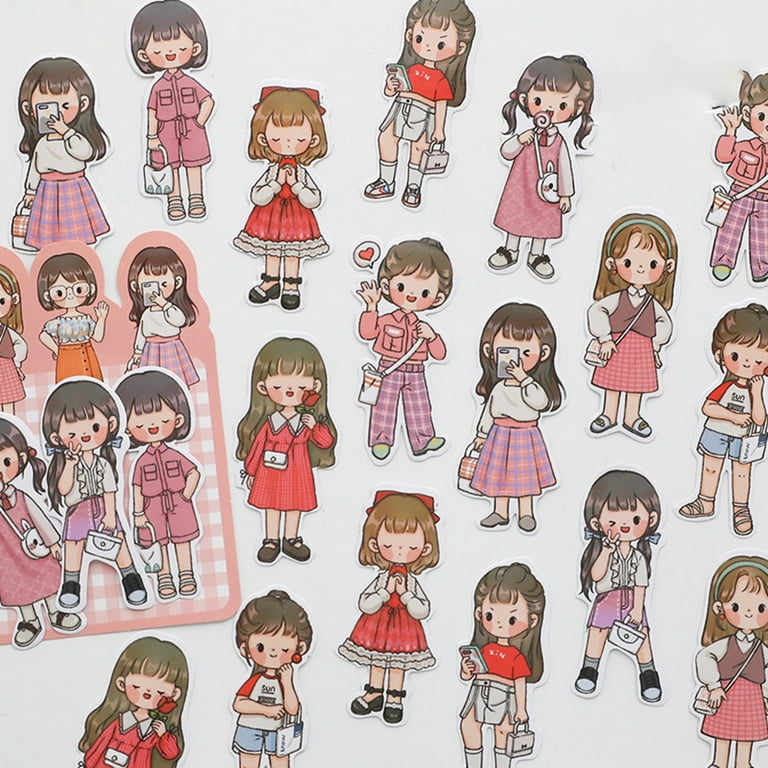 Trash Day Luna Stickers Planner Stickers Cute Character Girl 