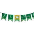 thumbnail image 3 of Northlight 7.5' Plaid "St. Patrick's" Swallowtail Flag Wall Banner, 3 of 6