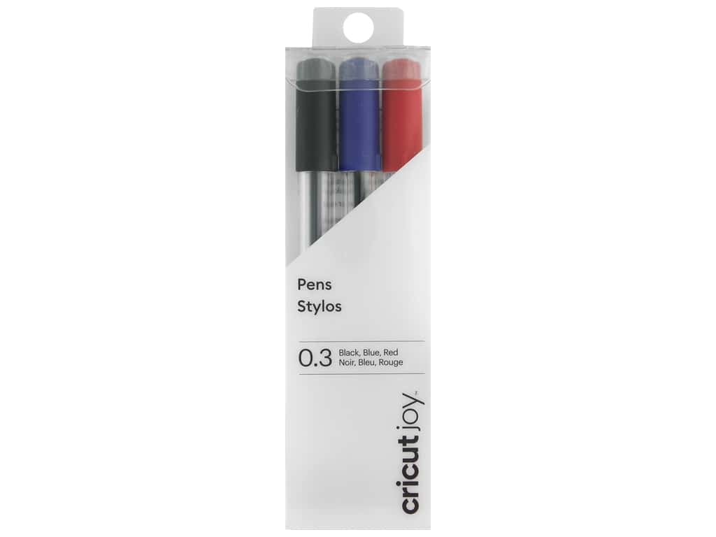 Cricut Joy Extra Fine Point Pen Set 3/Pkg-Black Blue & Red