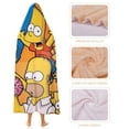 thumbnail image 5 of Simpsons Cloak Hooded Blanket Soft Wearable Blanket Hoodie Throw Cape for Couch Kids Adults 60"x80", 5 of 8
