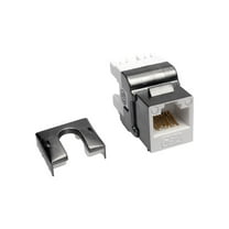 Tripp Lite Cat6a 110-Style Punchdown RJ45 Keystone Jack, White, TAA