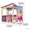 KidKraft Barbie™ Seaside Wooden Outdoor Playhouse with Attachable Doll