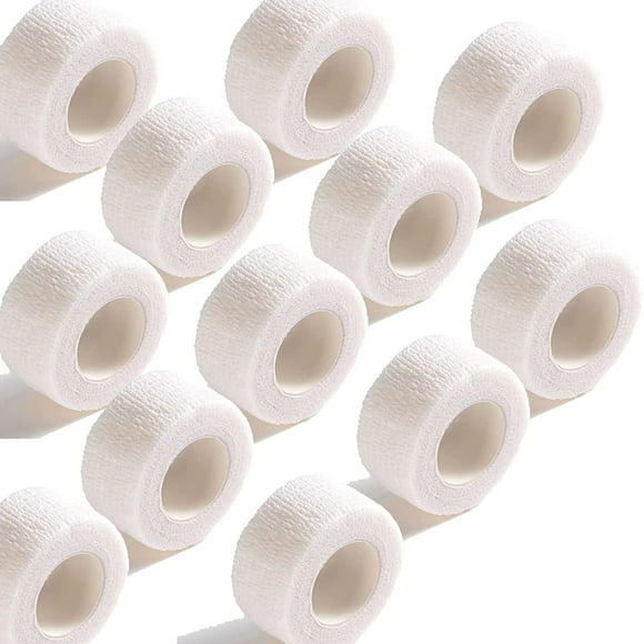 HWZWT 12 Bar Code Sports Elastic Non-Woven Adhesive Tape 1 Inch Wrist Strips