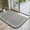 Gray, variant on SIXHOME Door Mat Welcome Mat 17"x30" Non-Slip Front Door Mat Absorbent Low Profile Dirt Trapper Indoor Door Mat Ouside Entryway Rug Soft Machine Washable Floor Mat Gray