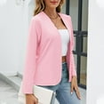 thumbnail image 5 of sovlvnd Summer Clearance Women's Color Casual Fashion Long-sleeved Plus Size Cardigan Jacket Coat Outerwear Lightweight Comfy Lightweight Comfy, 5 of 5