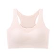 thumbnail image 3 of Bovxnpu Summer Girls Underwear, Girls Seamless Training Bras Sports Bra, Girls' Sports Bra Breathable Underwear Thin With Built-in Chest Cushion Underwear 13-14 Years, 3 of 6