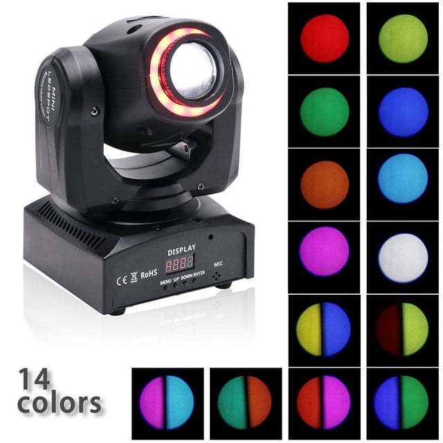 50W A Mené le Modèle de Faisceau Déplaçant l'Effet de Stade de Tête 8 Modèles + Rotation + Couleur de Modèle pour le KTV de Partie