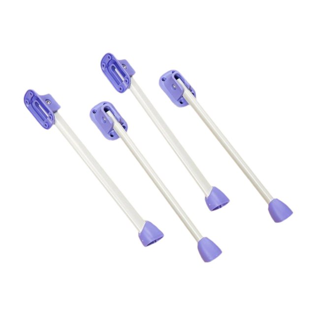 4 piezas de mesa plegable patas de mesa de comedor patas de metal moderna con reemplazo plegable de tornillo para acampar escritorio de portátiles de 28 cm