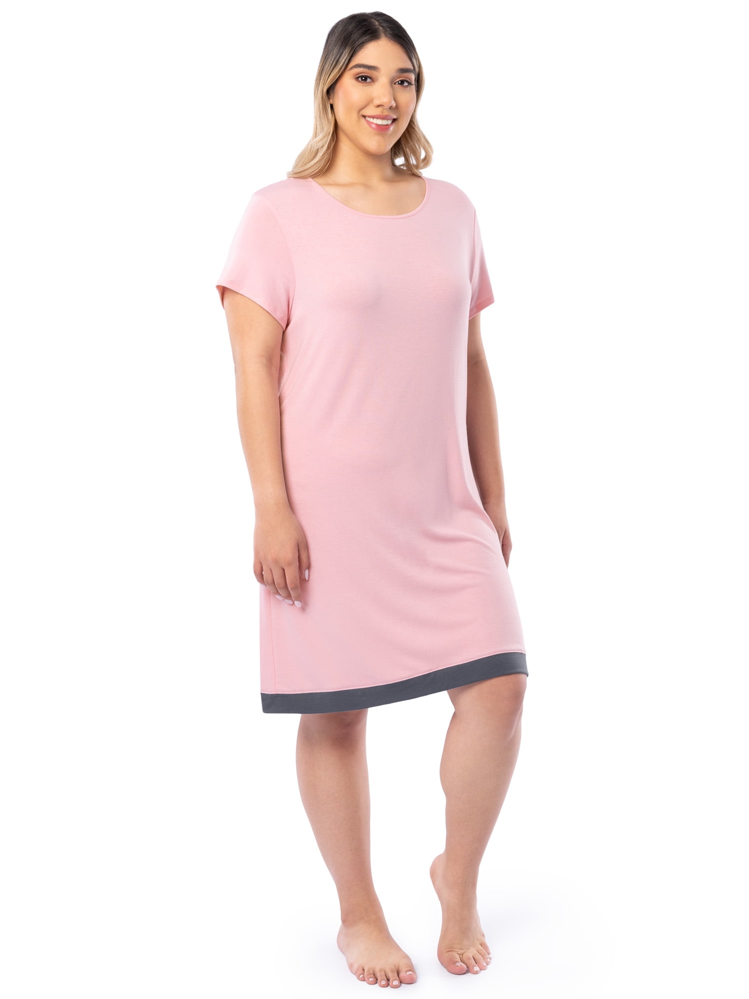 Fruit of the Loom Women's Soft and Breathable Pajama Sleepshirt, Sizes S-5X
