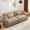 Camel, variant on YWEN Loveseat Sofa 93.7" Modular Sectional Sofa, 2 Seater Modern Cloud Couch Oversized Sectional Couches for Living Room, Comfy Velvet Sofas Deep Seat Couch with 4 Pillows for Apartment, Cream