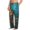 thumbnail image 6 of Vsdgher Elegant Butterfly And Flowers Mens Pajama Pants Sleep & Lounge Pants, PJ Pants-Large, 6 of 6